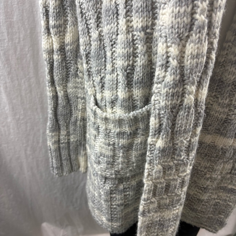RACHEL Rachel Roy Textured Gray Cardigan S - Picture 6 of 9